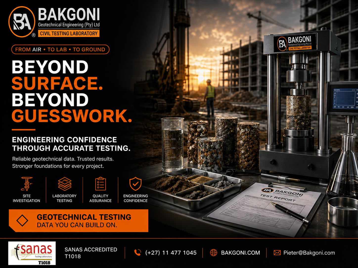 Bakgoni Drone, Thermal and GPR investigation campaign