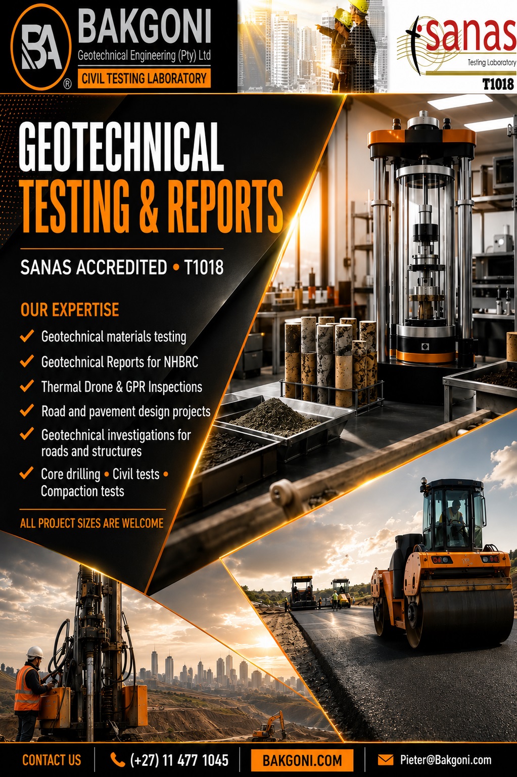 Bakgoni geotechnical site investigation campaign